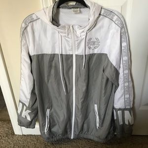 PINK 💗 Zip-Up Rain Jacket